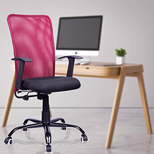 beAAtho® Florence Metal Base Mid Back Mesh Revolving Office Chair